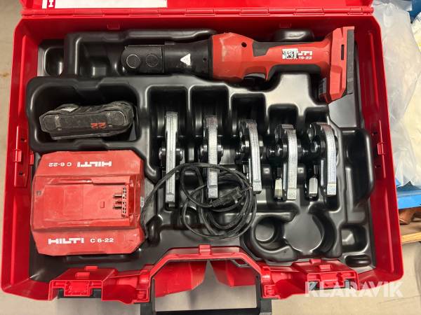Pressverktyg Hilti NPR 19-22 M käftar ink batteri och laddare
