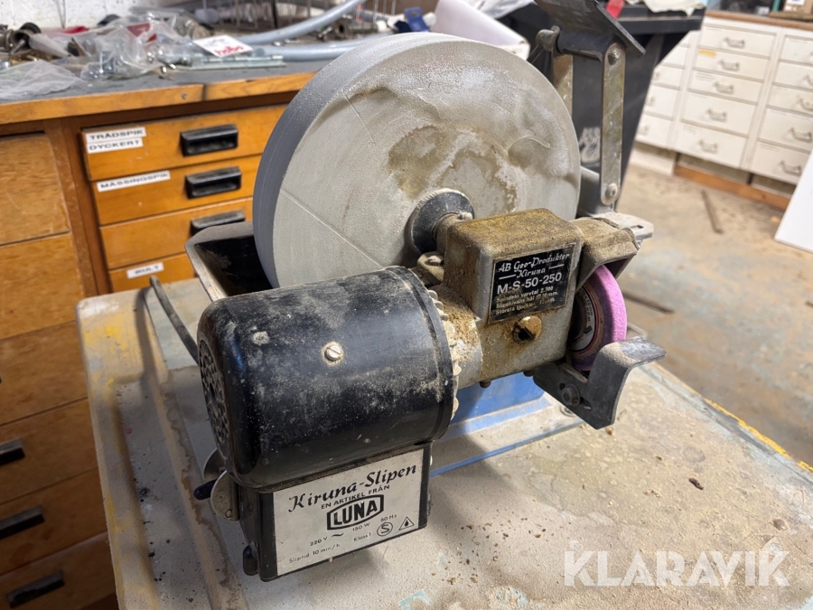 Slipsten Luna Kiruna-Slipen med bord