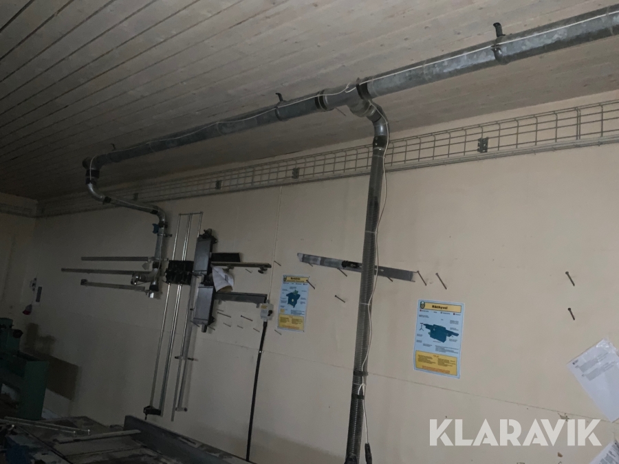 Komplett spånsuganläggning ÅSS BZ11