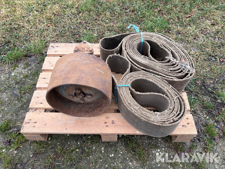 Remhjul och rem till traktor