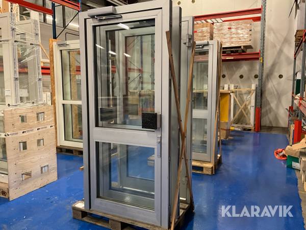 Entrédörr lättmetall 3st