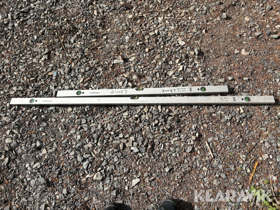 Vattenpass Hultafors 120 cm och 180 cm