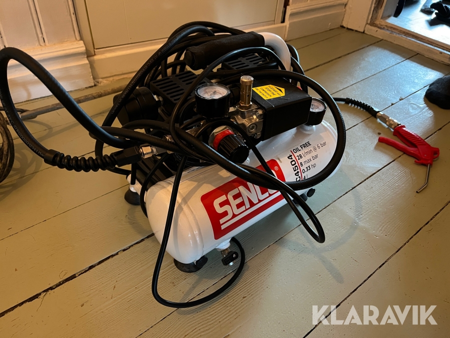 Kompressor Senco AC4504 med slang