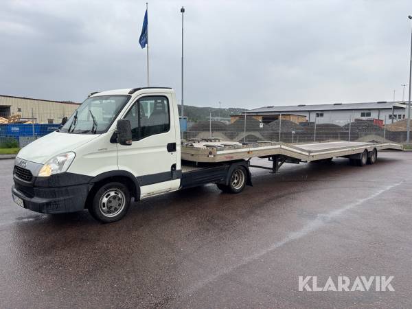 Biltransport Iveco Daily 35C17 upp till 3 bilar
