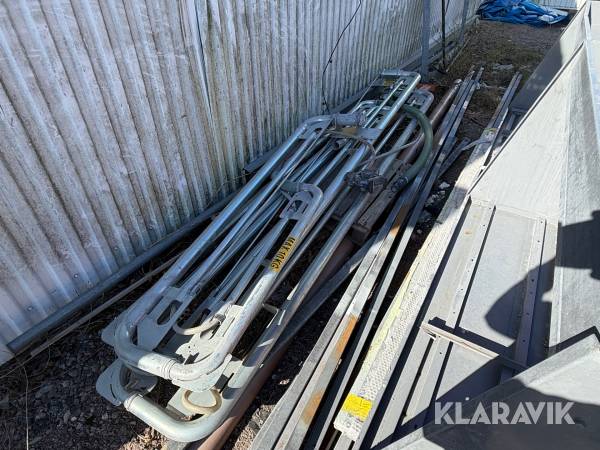 Armar för centraldammsugare med tillbehör 8st 