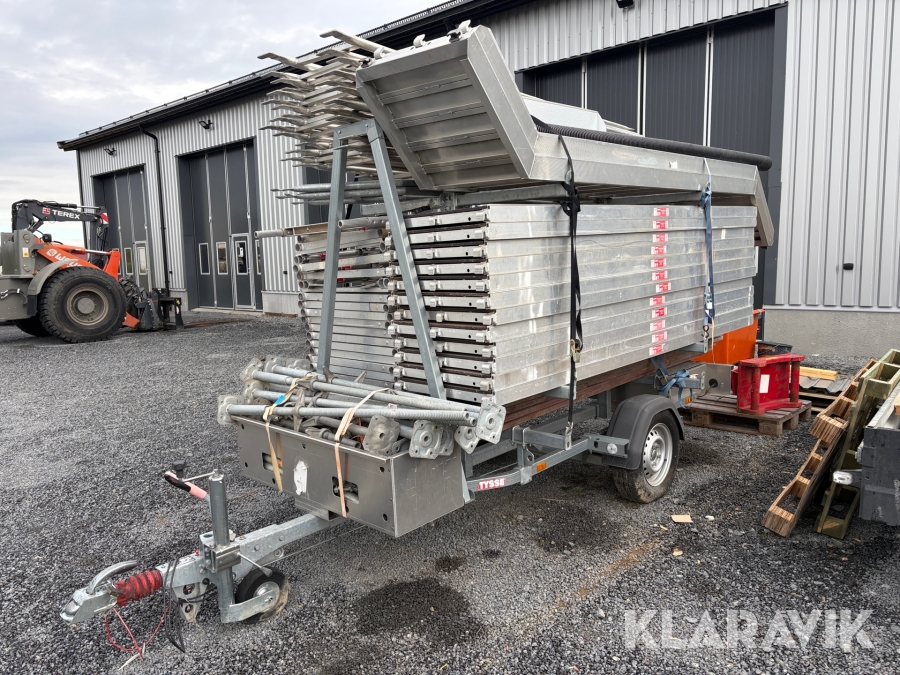 Aluminium ställning Altrad AM med vagn