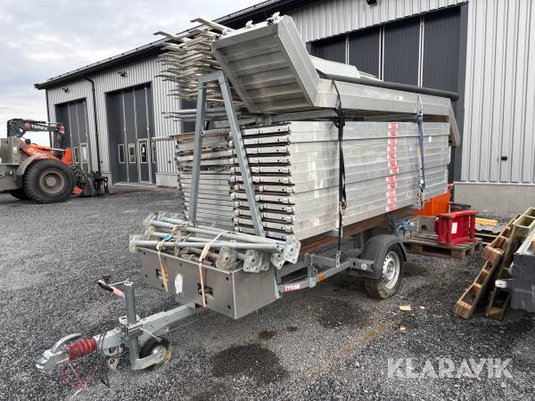 Aluminium ställning Altrad AM med vagn
