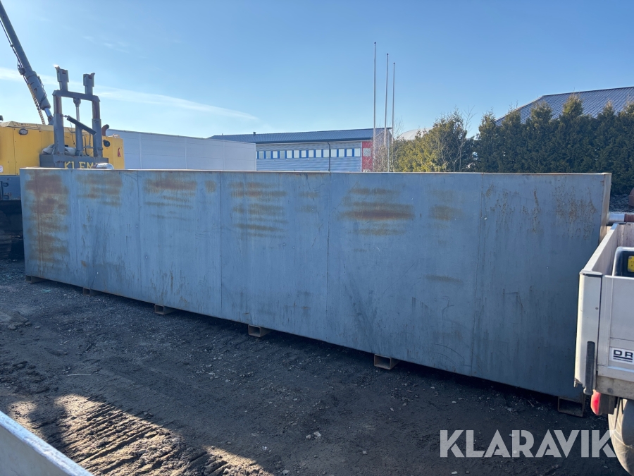 Sedimenteringscontainer med 5 fack