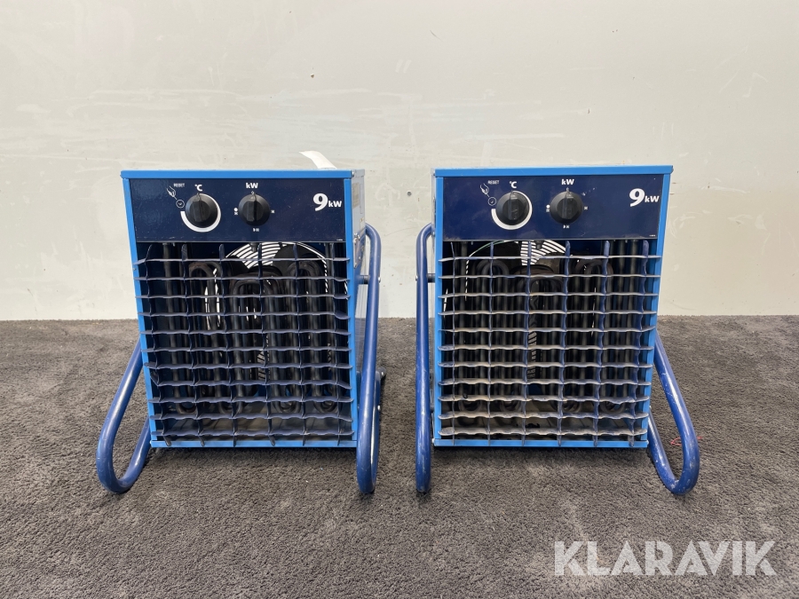 Varmluftsfläktar El-Björn VF 9B 2 st