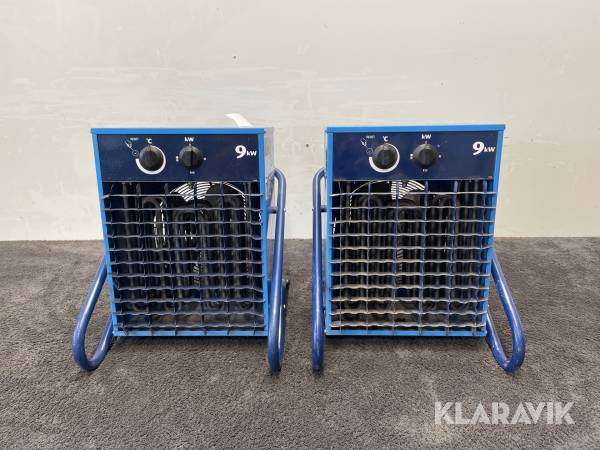 Varmluftsfläktar El-Björn VF 9B 2 st