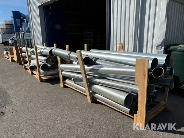 Ventilationsrör cirka 40 meter