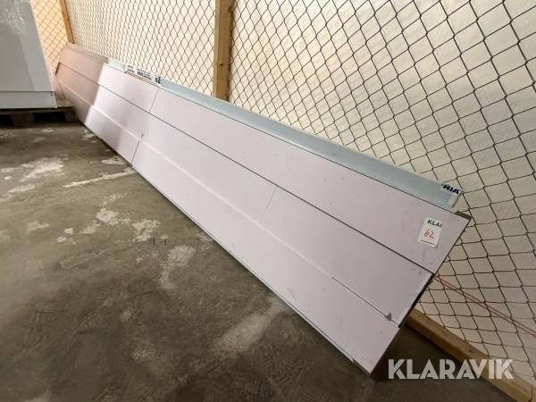 Rostfria transportbanor till disklinje 2st