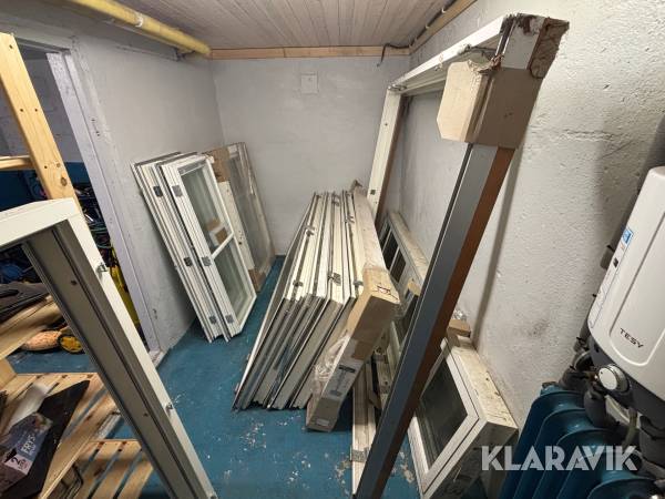 Parti fönster & fönsterdörr 3 glas 8st