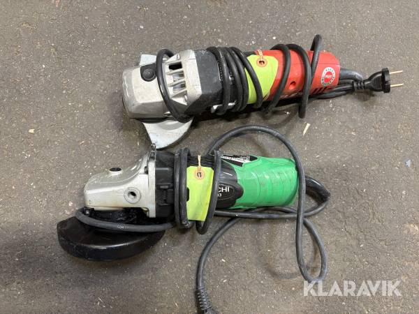 Vinkelslipar Hitachi + Flex
