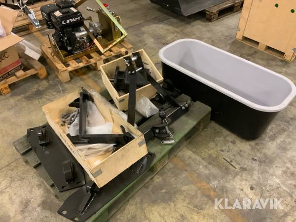 Pall med diverse fästen Kellfri med balja