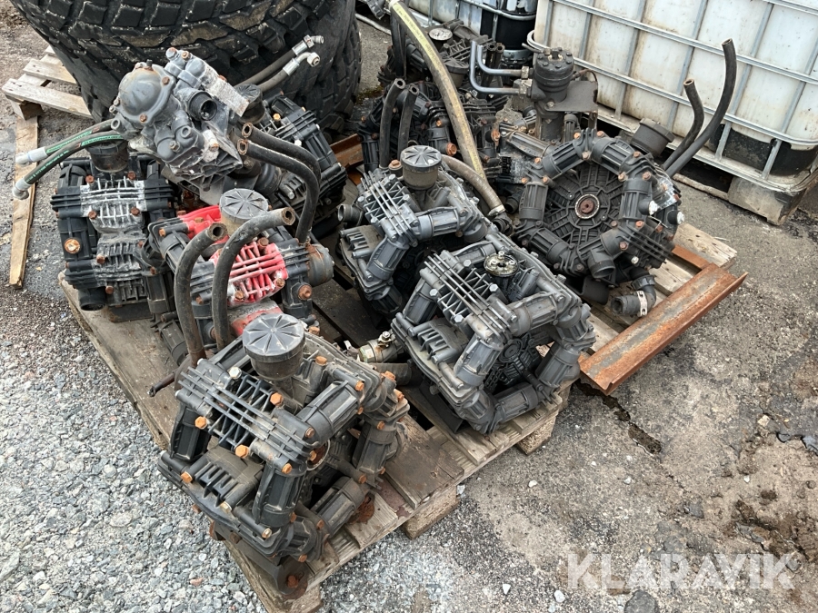 Hydrauldrivna vattenpumpar Udor 20bar 11st