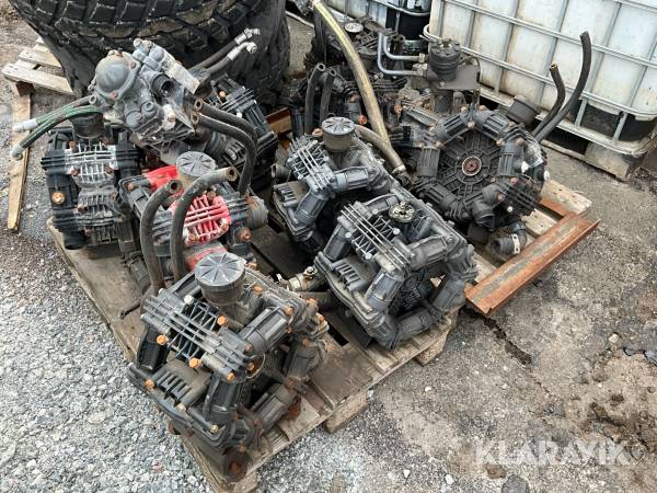 Hydrauldrivna vattenpumpar Udor 20bar 11st