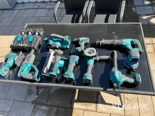 Parti med maskiner Makita