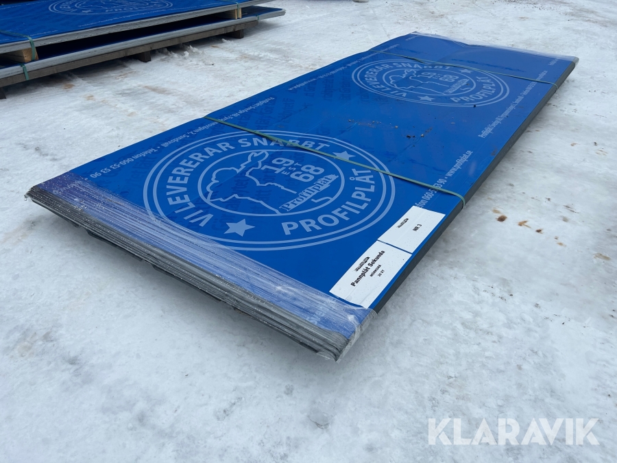 Pannplåt Sekunda mörkgrå 20 st