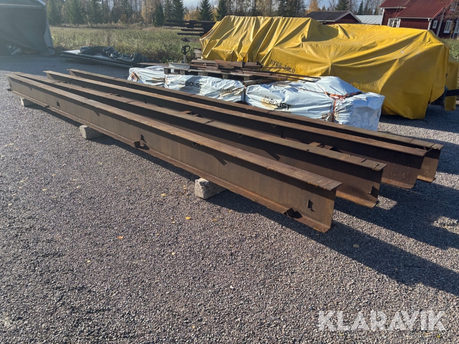 Stålbalkar 4st