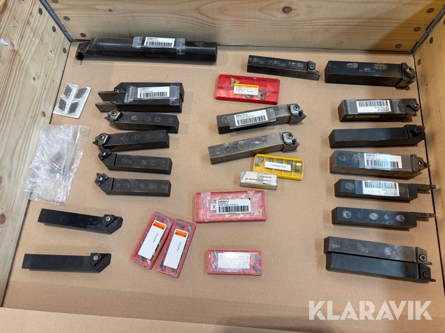 Parti med svarvstål