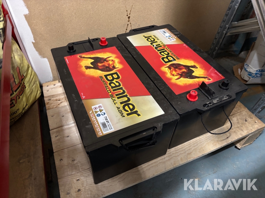 Batterier Banner Buffalo Bill AGM