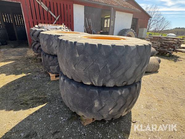 Fälgar till entreprenaddäck 4st