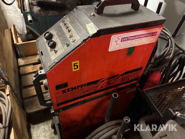 Mig/magsvets Kemppi Pro Mig 500 pro mig 5000 / Cool10