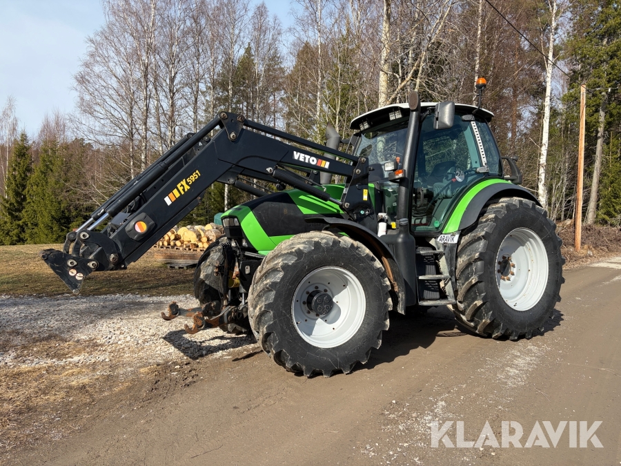 Traktor Deutz-Fahr Agrotron 610 TTV med lastare, frontlyft, PTO & skopa