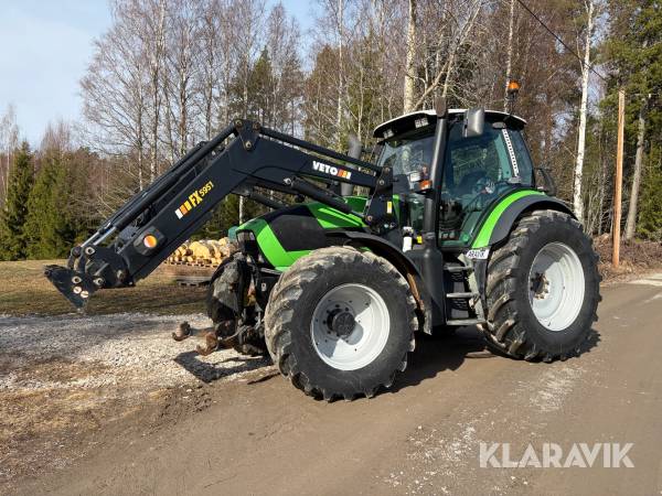 Traktor Deutz-Fahr Agrotron 610 TTV med lastare, frontlyft, PTO & skopa