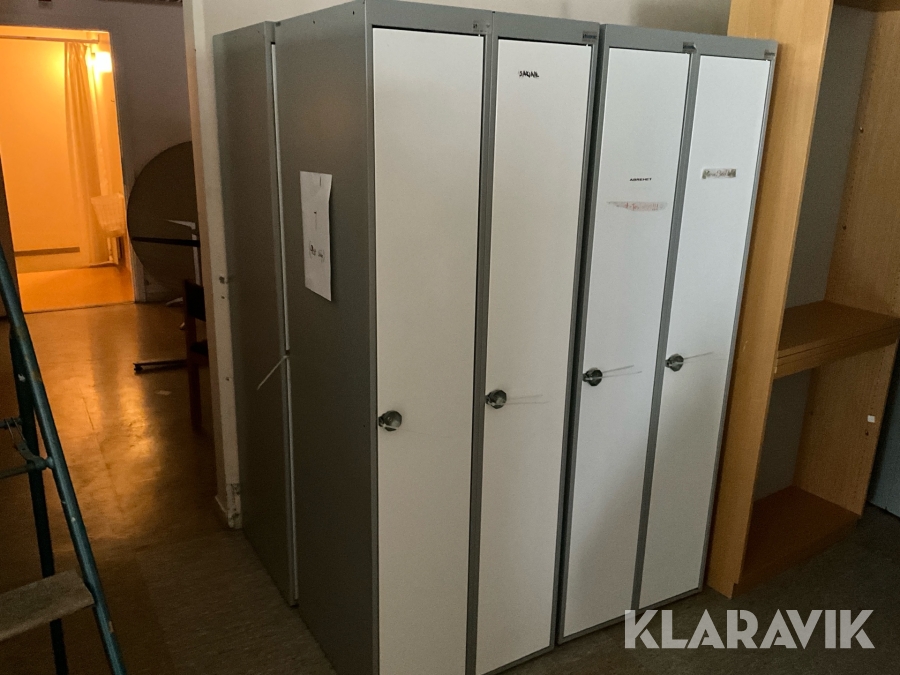 Omklädningsskåp SAFAC 8 st