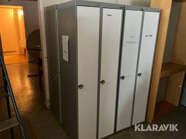 Omklädningsskåp SAFAC 8 st