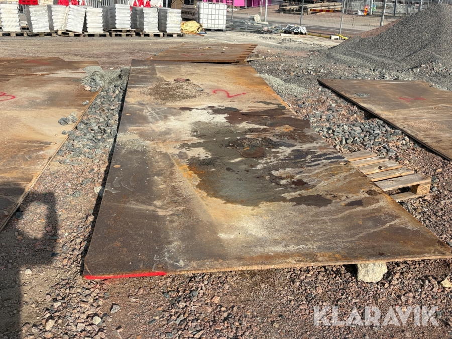 Körplåt 6x2m