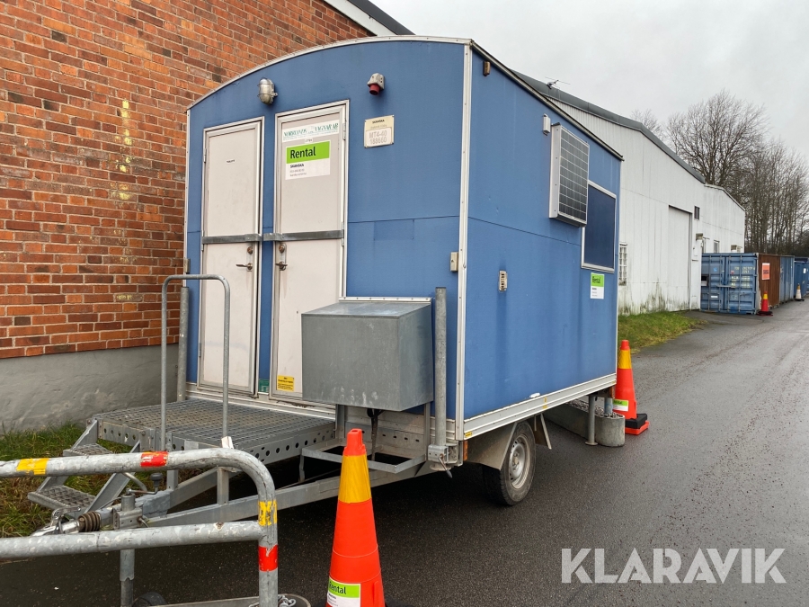 Rastvagn Norrlandsvagnen MT4-40 med toalett 