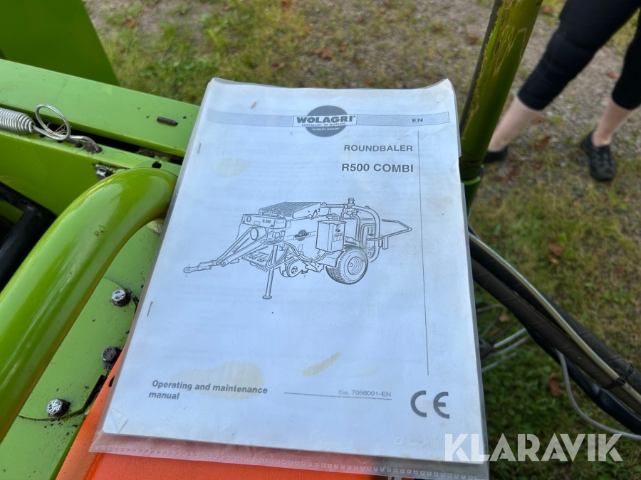 Mini Rundbalspress Wolagri R500 combi, Falkenberg, Klaravik