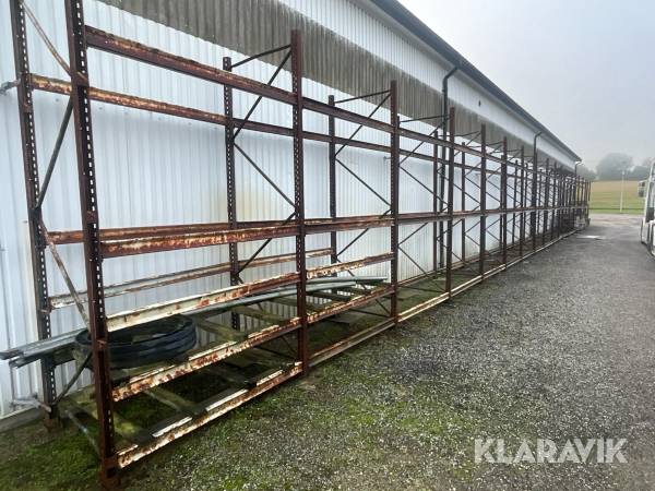 Pallställ 18 sektioner
