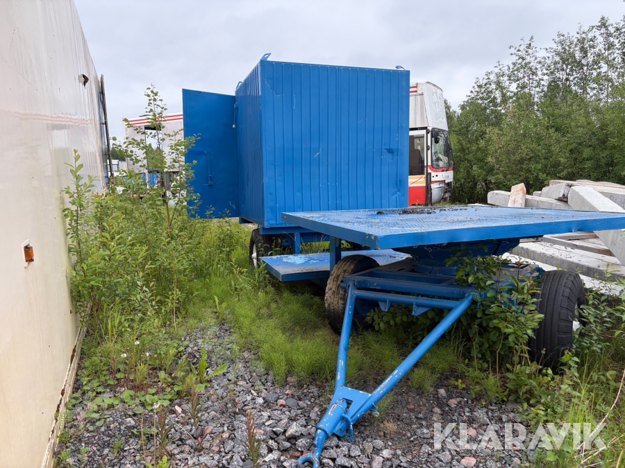 Vagn med container