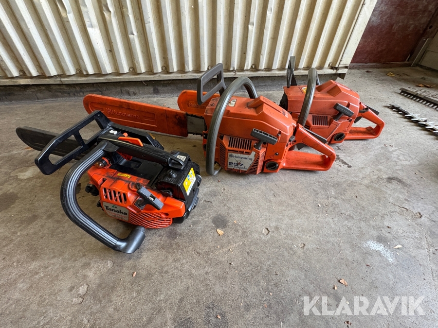Motorsågar Husqvarna & Tanaka TCS-3401, 257,  55