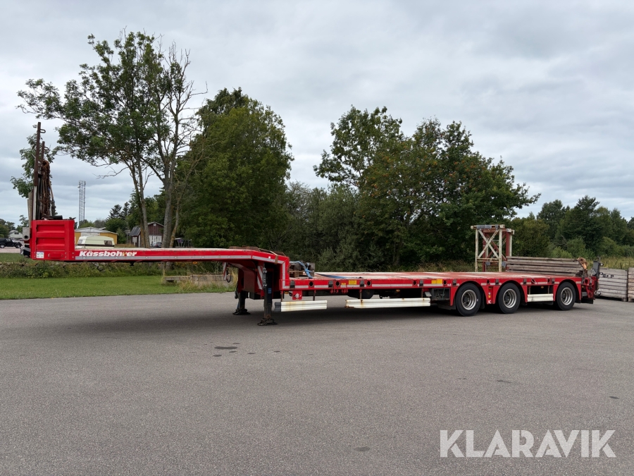 Maskintrailer Kässbohrer Lowbed
