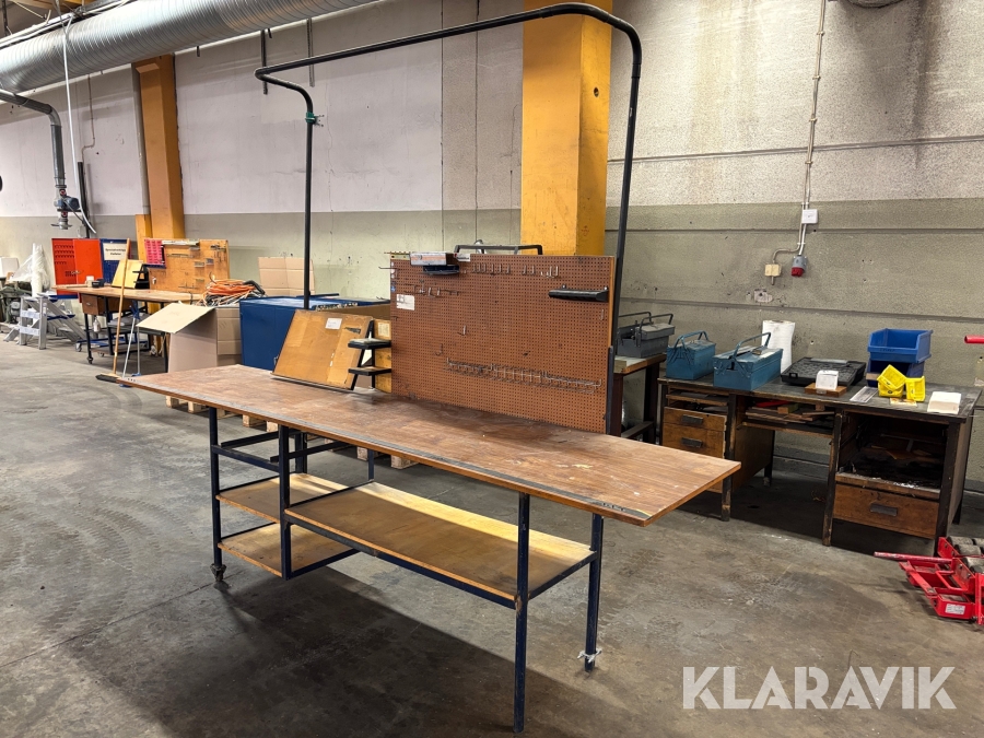 Arbetsbänk inkl Verktygstavla