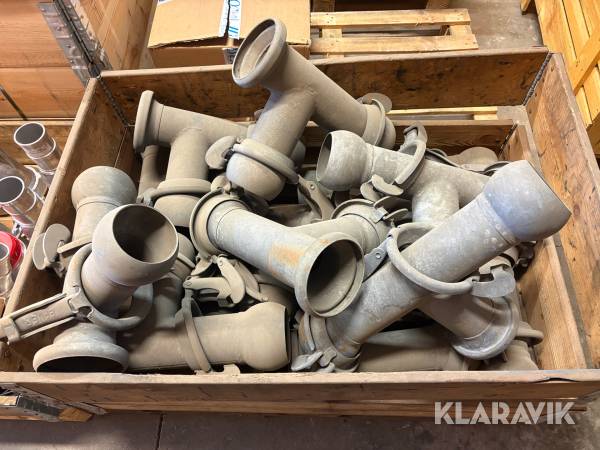T - kopplingar till bevattningsrör 4" Bauer 108