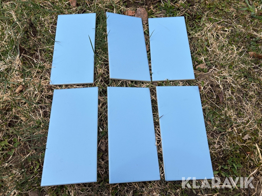 Kakelplattor Nova Arquite Allas blue matt 10x20cm ca 82m2