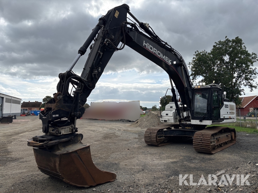 Bandgrävare Hidromek HMK 300 LC-4 - Med tiltrotator och planeringsskopa