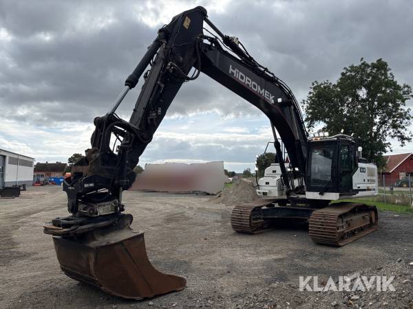 Bandgrävare Hidromek HMK 300 LC-4 - Med tiltrotator och planeringsskopa