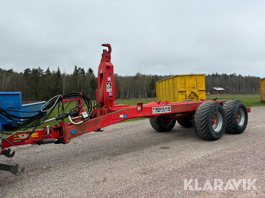 Lastväxlarvagn Bigab 15-19 med ramstyrning