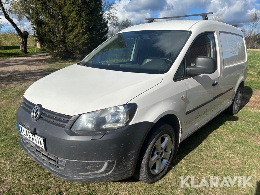 Skåpbil med inredning Volkswagen Caddy Maxi