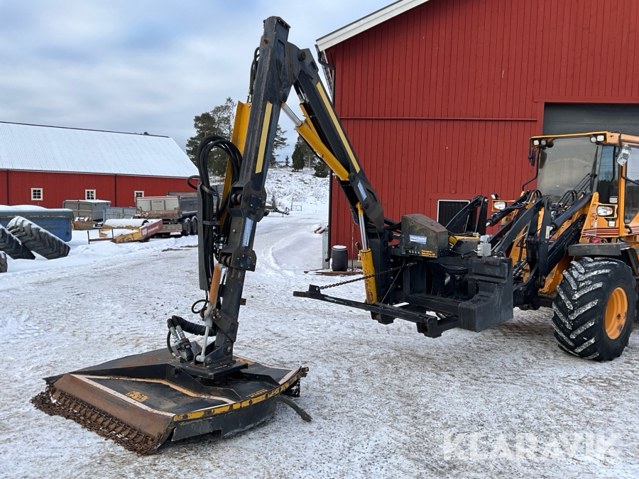 Kättingröjare Hinnagårds Mekaniska 150 8m kran stora bm-fäste