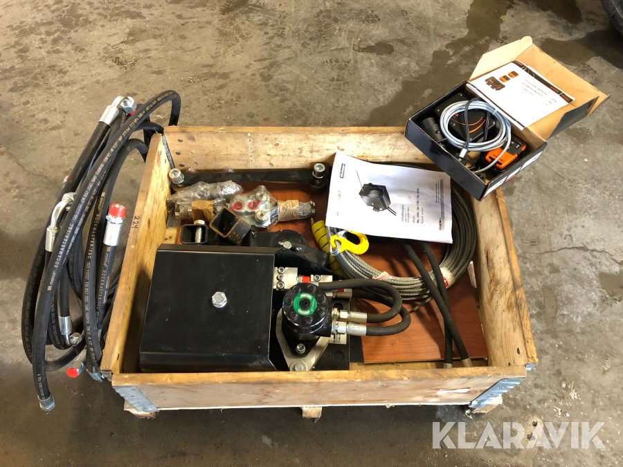 Hydraulisk vinsch radiostyrd Weimer WE- 1400 ny