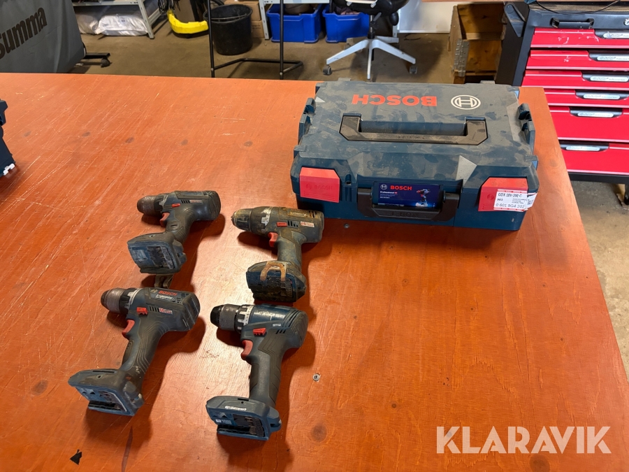 Skruvdragare / Borrmaskiner Bosch 4 st