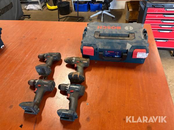 Skruvdragare / Borrmaskiner Bosch 4 st